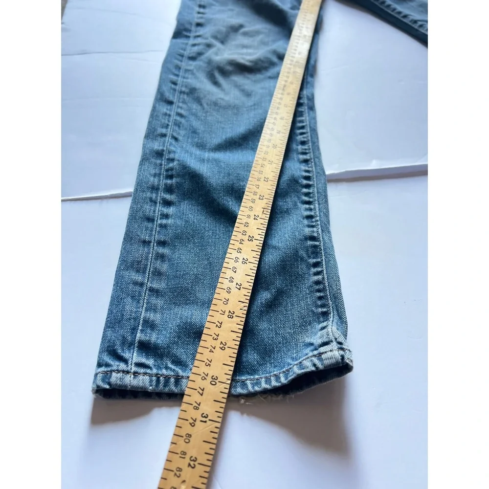 Levis 511 Skinny Jeans Mens 32x32 Medium Wash Blue Denim Stretch 05511-4406